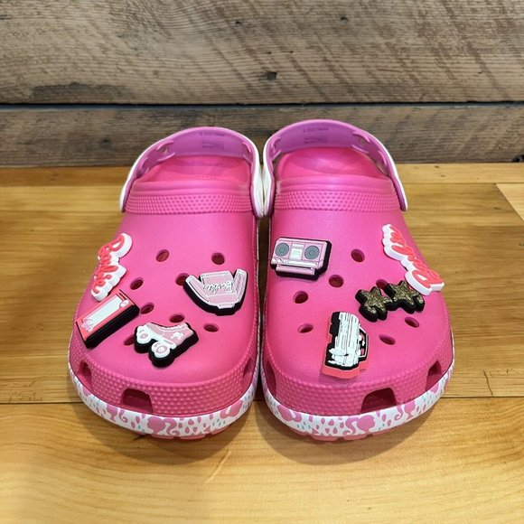 Crocs Classic Clog Barbie Electric Pink Women's Sizes Brand New Limited Edition - Picture 2 of 6